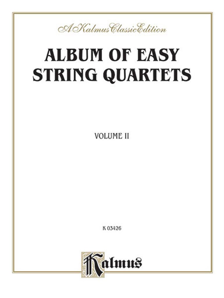 Album of Easy String Quartets, Volume II